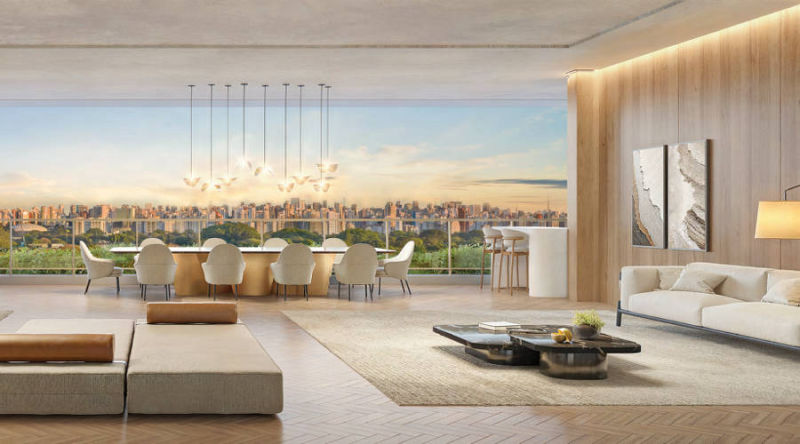 Portrait Ibirapuera – Living 272m²
